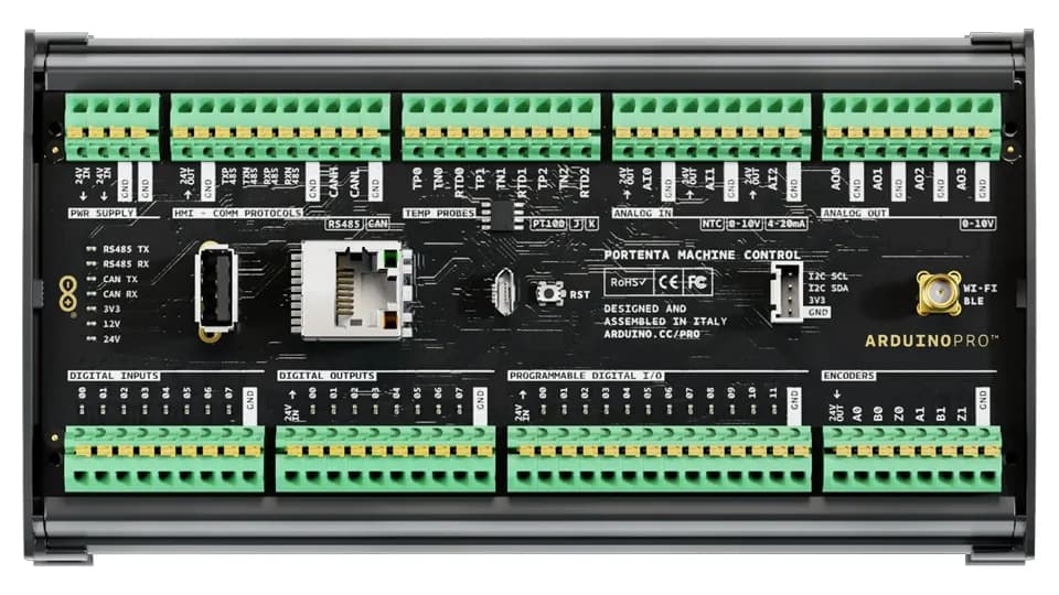 Portenta Machine Control - przemysłowy sterownik zgodny z Arduino